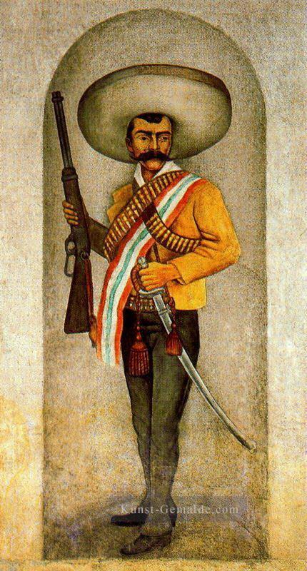 Zapata 1931 Kommunismus Diego Rivera Ölgemälde